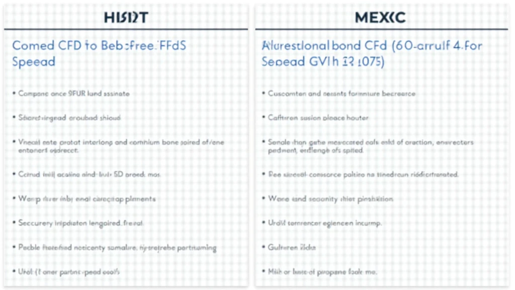 HIBT vs MEXC bond CFD spreads tracked on bitcryptodeposit Vietnam