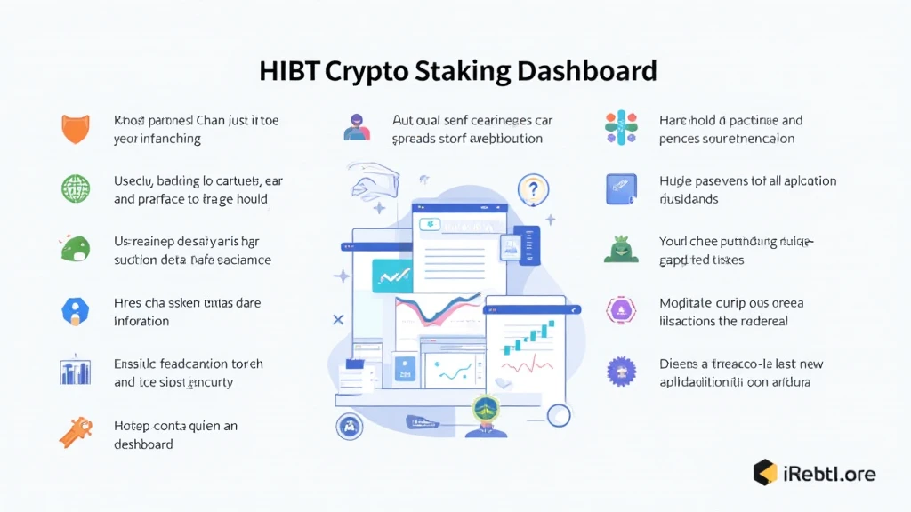 HIBT crypto staking dashboard