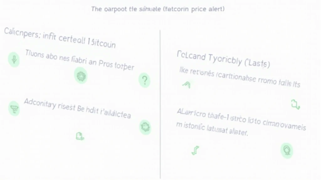 Bitcoin price alert customization