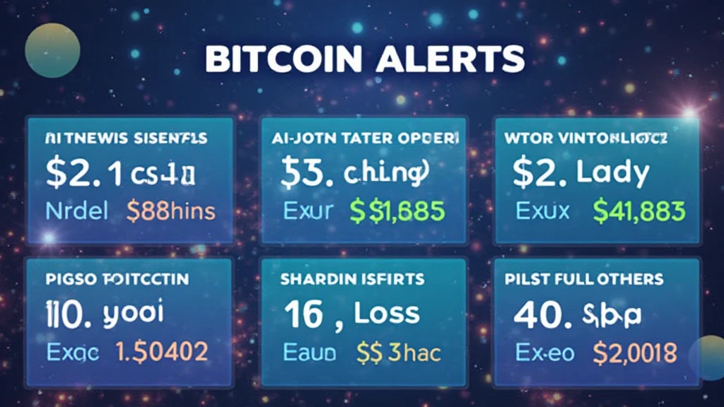 Bitcoin price alerts