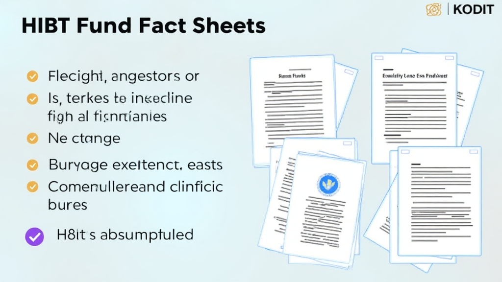 HIBT fund fact sheets