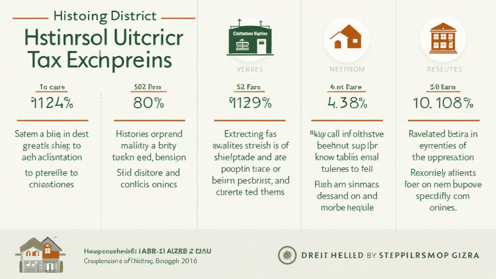 Historic district property tax exemptions