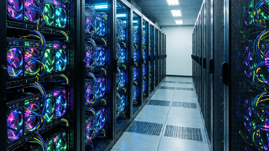 crypto mining farm setup